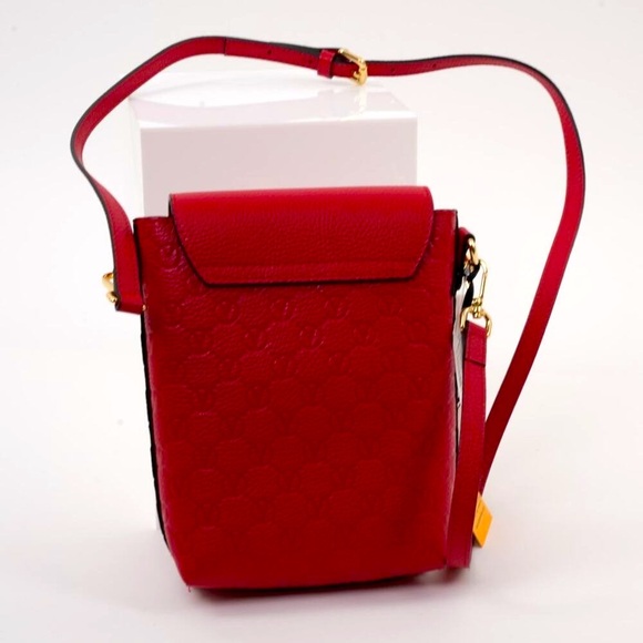 Velentino by Mario Valentino Red Salma Logo Leather Crossbody Bag - Picture 4 of 6